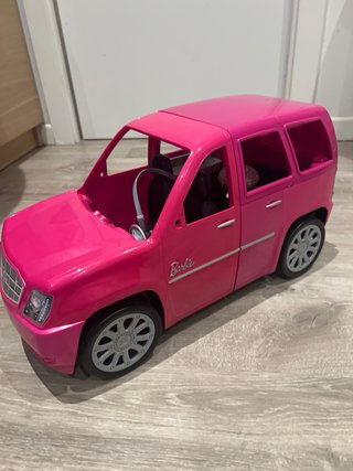 Coche Barbie rosa SUV grande Mattel