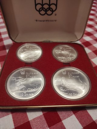 Colección Monedas Plata Olimpiadas 1976