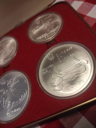 Colección Monedas Plata Olimpiadas 1976