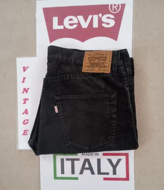 Pantaloni Levi's in velluto a coste neri XXL