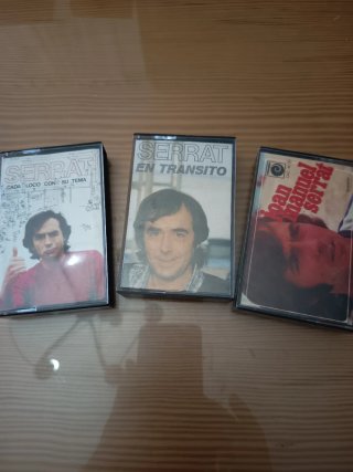 Lote 3 Cassettes Joan Manuel Serrat