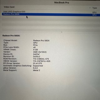 MacBook Pro 2018 Plata