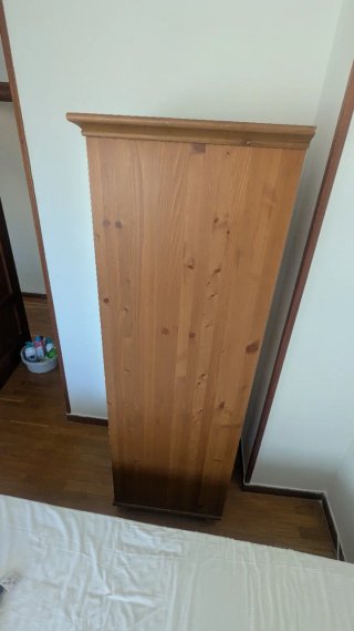 Armario de Madera de una puerta con espejo