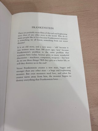 Frankenstein　：　Stage 3 (1000 headwords)
