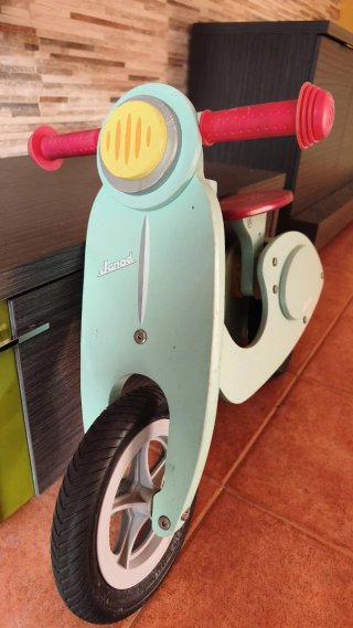 Moto correpasillos Janod madera retro vintage