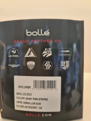 Máscara de Nieve Bollé Rosa