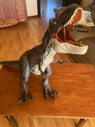 Figura de Dinosaurio T-Rex.Un metro de largo