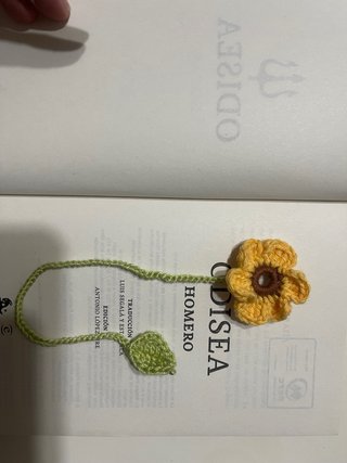 Punto de libro hecho a crochet