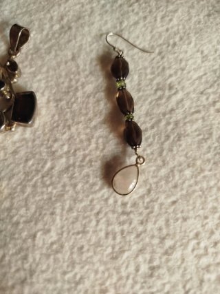Conjunto de Colgante y Pendientes de Plata