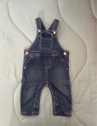 Salopette in jeans 6-9 mesi
