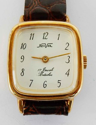 1510-Reloj NESVIER - señora - vintage - cuerda-NOS