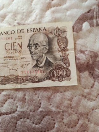 Billete 100 Pesetas España 1970