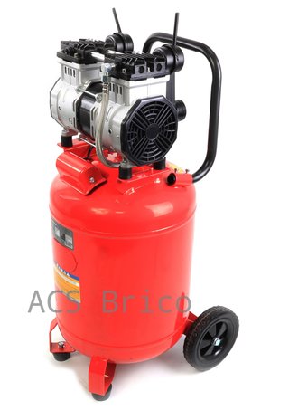 Compresor de Aire Silencioso Vertical 50L - 2 Hp - 09341 - Mader