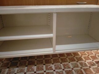 Aparador de Metal Blanco
