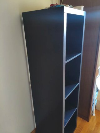 Estantería Kallax Ikea Marrón oscuro efecto madera
