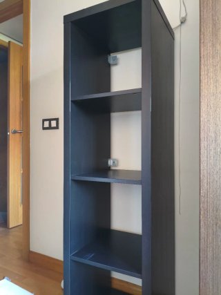 Estantería Kallax Ikea Marrón oscuro efecto madera