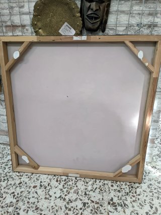 Lienzo de Arte Abstracto con Técnica Mixta