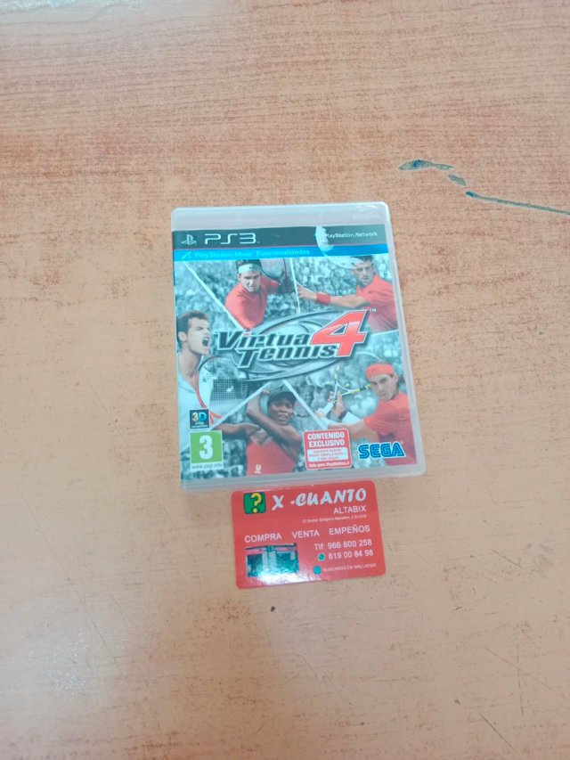 JUEGO PS3 VIRTUA TENNIS 4