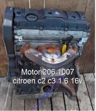 Motor 206 1007 citroen c2 c3 1.6 16v