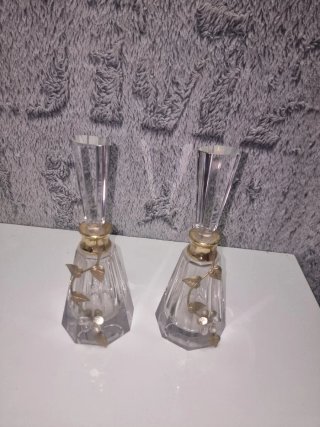 Juego de Tocador Vintage de Cristal