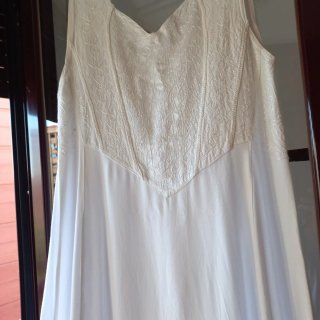 Vestido largo ibicenco con bordados