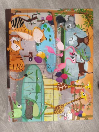 Puzzle Táctil Janod Zoo