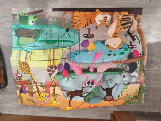 Puzzle Táctil Janod Zoo