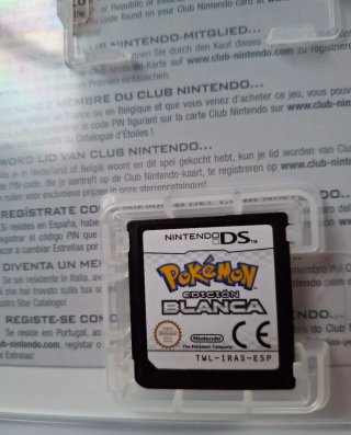 Pokémon Edición Blanca DS Original + Documentación