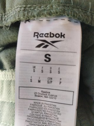 Pantalón chándal Reebok verde talla S