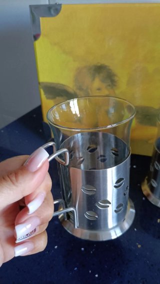 Cafetera Prensa Francesa Vidrio y Metal