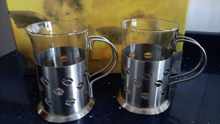Cafetera Prensa Francesa Vidrio y Metal