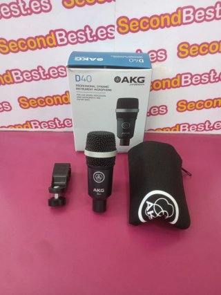 Micrófono AKG D40 Dinámico Negro