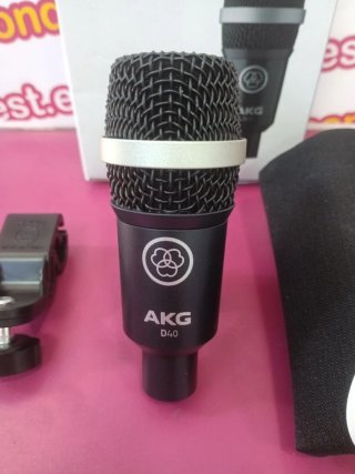 Micrófono AKG D40 Dinámico Negro