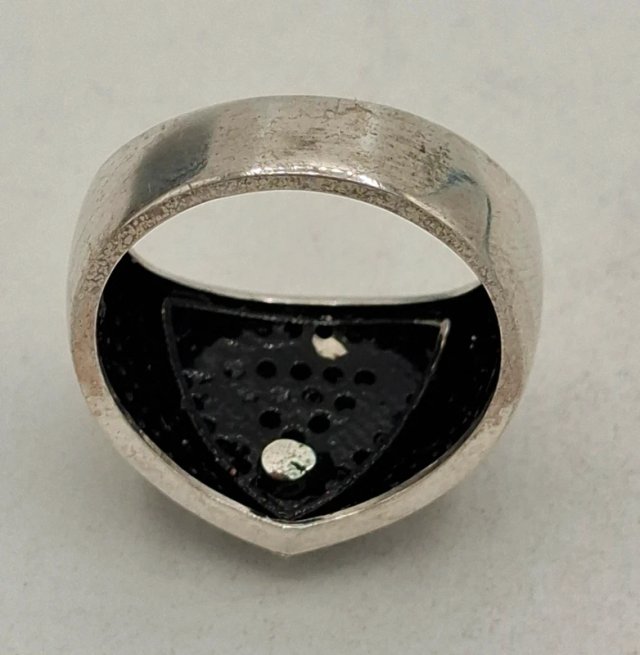 Anillo de Plata 925 y Circonitas Negras