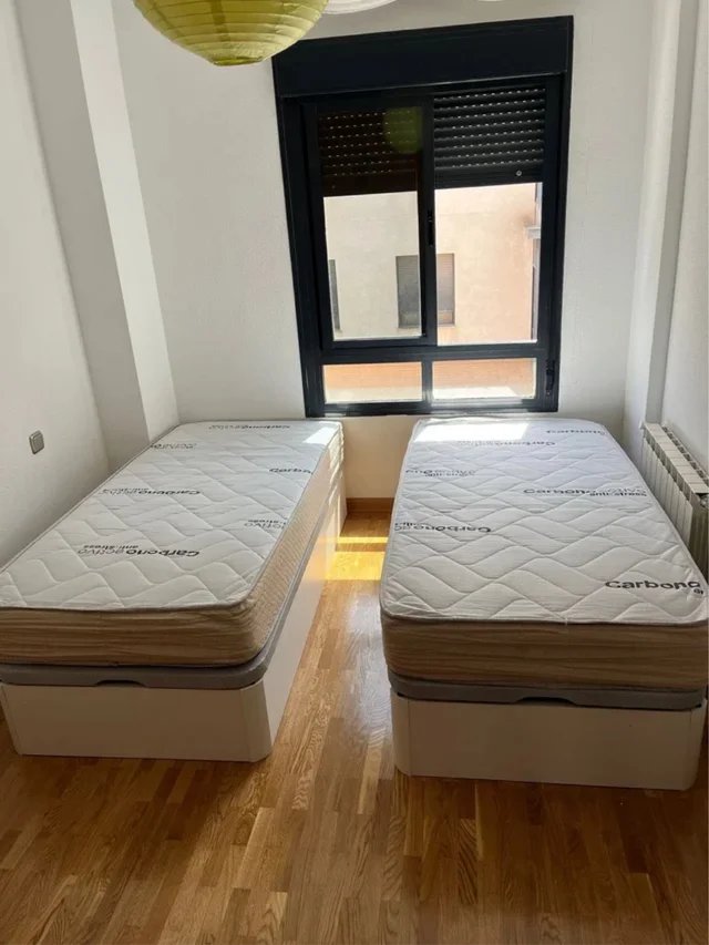 2 Cama Canapé individual 90x190