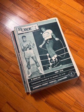 Antiguas revistas Boxeo años 60