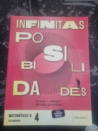 Libro Matemáticas B 4 Secundaria Edelvives