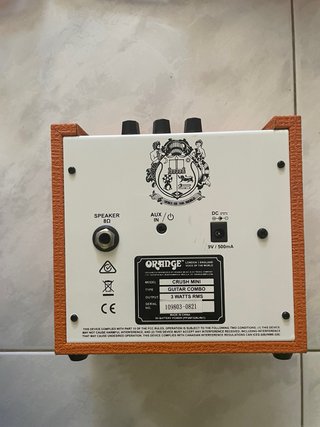 Guitarra Ibanez + Ampli Orange Crush + iRig 2