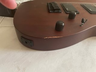 Guitarra Ibanez + Ampli Orange Crush + iRig 2