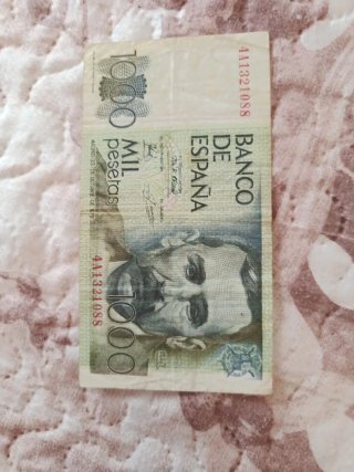 Billete 1000 pesetas España 1979