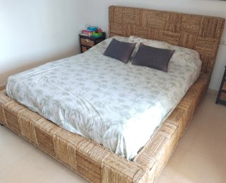Cama Balinesa de Ratán