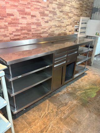 Mueble Cafetero de Acero Inoxidable