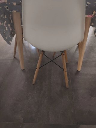 Silla Estilo Nórdico Blanca