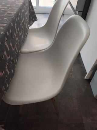 Silla Estilo Nórdico Blanca