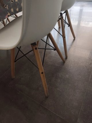 Silla Estilo Nórdico Blanca