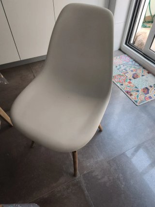 Silla Estilo Nórdico Blanca