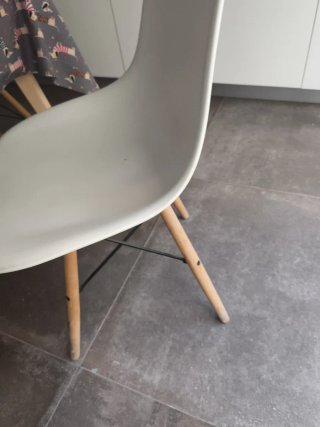 Silla Estilo Nórdico Blanca