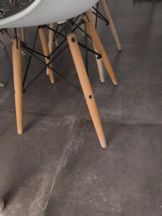 Silla Estilo Nórdico Blanca