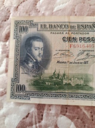 Billete 100 Pesetas España 1925