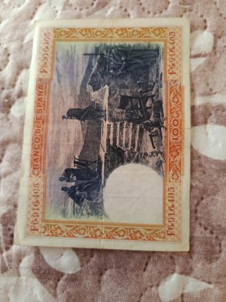 Billete 100 Pesetas España 1925